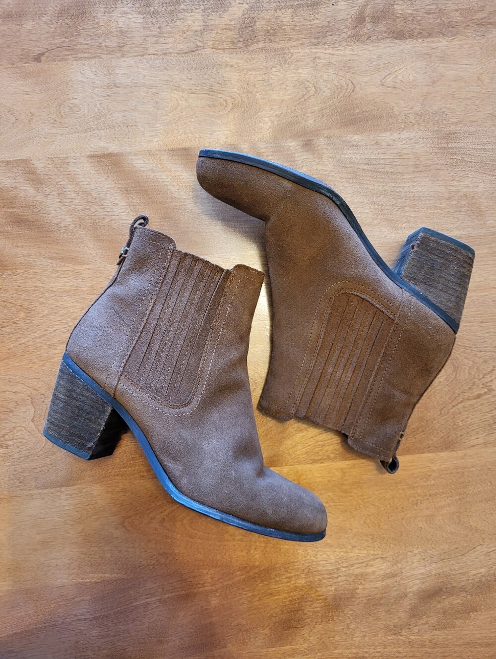 Suede Leather Sam Edelman Heeled Ankle Boots